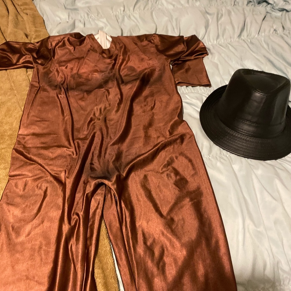 Nude bodysuit / catsuit / - USED-CHOCOLATE COLOR